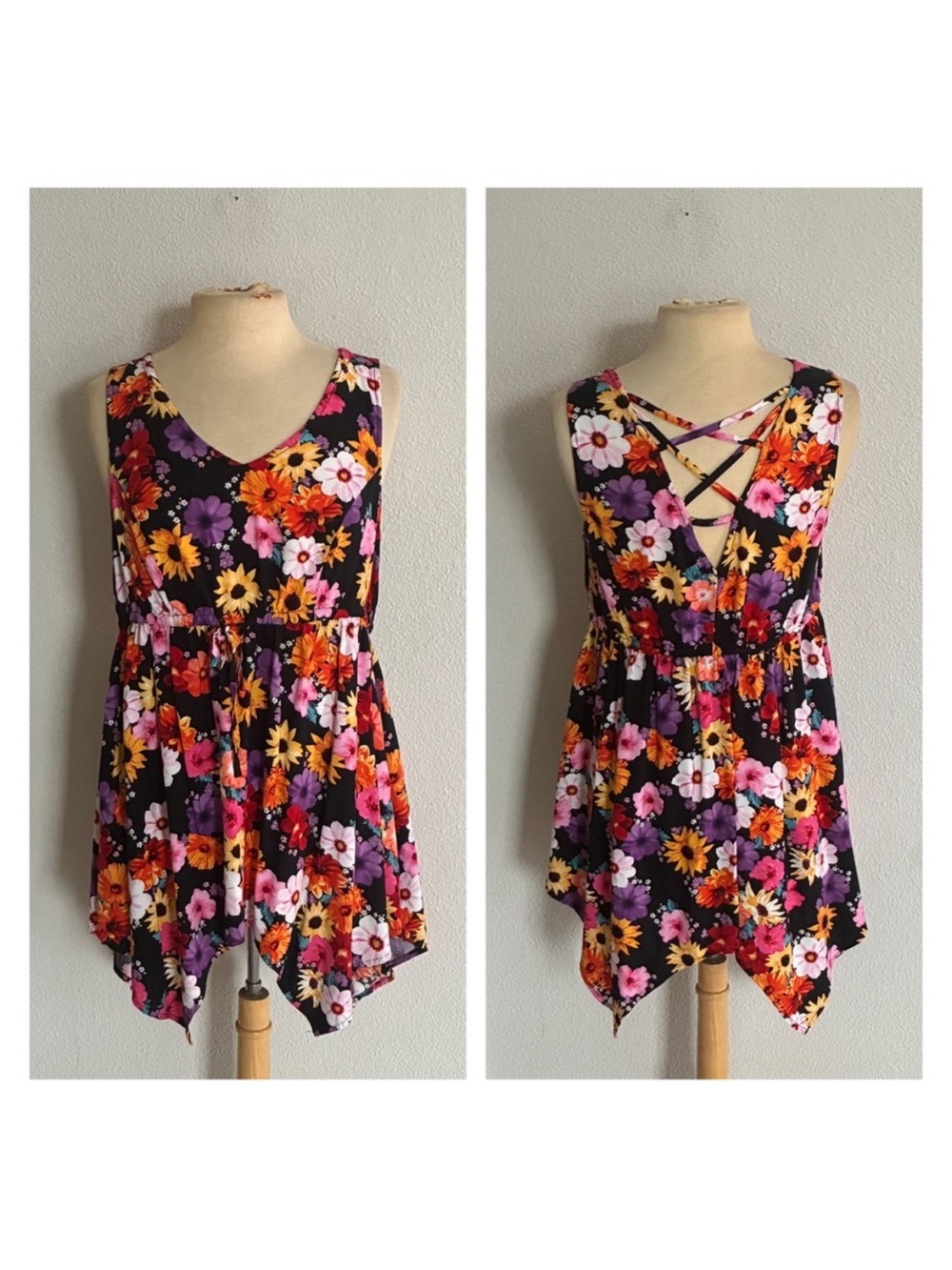 Torrid floral sharkbite tank